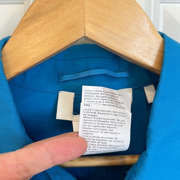 MaxMara SportMax Label-cut Poplin Shirt Trench Dress US4/6 165/88ANew Never Wore - Picture 11 of 16